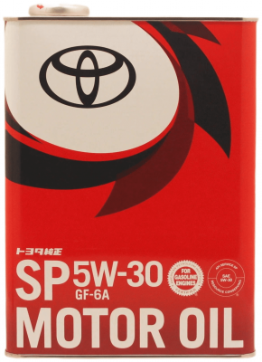 Моторное масло TOYOTA SAE 5W-30 API SP ILSAC GF-6А 4л (08880-10705) 08880-13705 08880-13705 TOYOTA