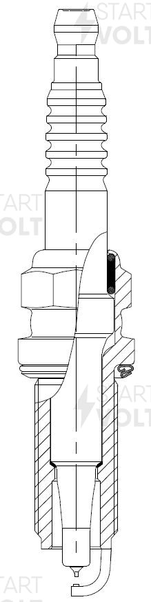 Свеча зажигания для а/м Toyota Corolla Е15 (06-)1.6i/1.8i/Rav 4 A30 (08-) 2.0i I VSP 1901 START VOLT