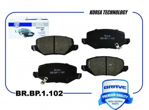 Колодка тормозная задняя BR.BP.1.102 3502126XGW02A Haval Jolion BR.BP.1.102 BR.BP.1.102 BRAVE