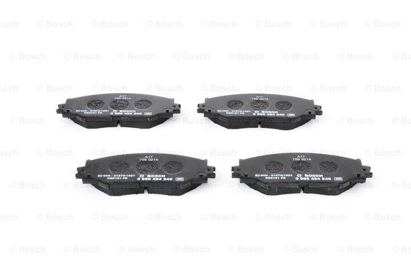 Колодки тормозные TOYOTA Auris (06-12),Corolla (07-13) передние (4шт.) BOSCH 0 986 494 240 BOSCH