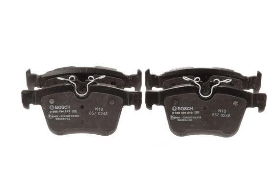 Колодки тормозные дисковые задние 0986494819 0986494819 BOSCH