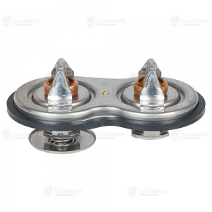 Термостат SCANIA 4 series сдвоенный с прокладкой (80/87град.) LUZAR LT 2704 LUZAR