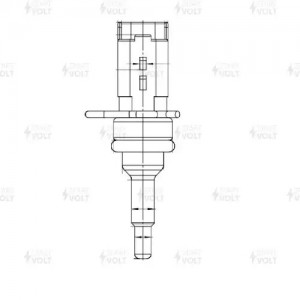 Датчик температуры для а/м Peugeot 308 (07-)/3008 (10-)/Citroen C4 (04-) 1.6i (L LS 2001 START VOLT