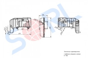 Расширительный бак IVECO (41215631) 1311080170 SORL