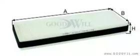 Фильтр салона AG 1046 CF GOODWILL
