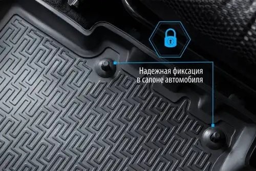 коврики салона! полиуретан 5 шт.\ Nissan Qashqai I 06-14 14105003 RIVAL