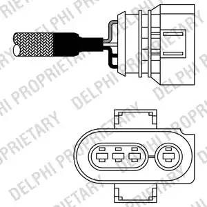 лямбда-зонд!\ Audi A3 1.8T, VW Passat 2.3 96> ES10403-12B1 DELPHI