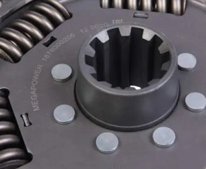 Диск сцепления КАМАЗ ведомый ZF16S151Д50 (аналог SACHS) MEGAPOWER 160-12-008 MEGA POWER