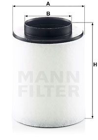 Фильтр воздушный C17023 C17023 MANN FILTER