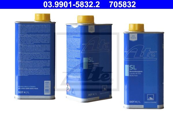 Жидкость тормозная DOT-4 1л SL ATE 03.9901-5832.2 ATE