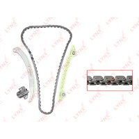 Комплект цепи ГРМ FORD C-Max (1.8/2.0) (цепь+башмак натяж+успокоит+натяж) LYNX TK0198 LYNXAUTO