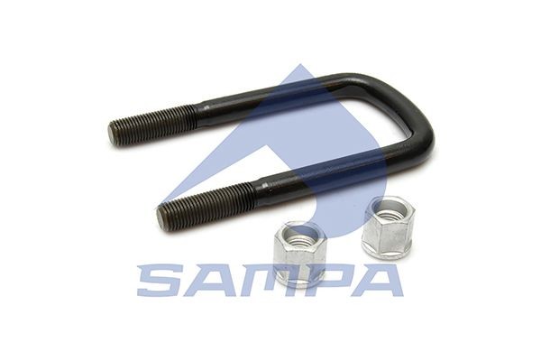 Стремянка рессоры M22*2.5-B05-92/(193-223) HD(60-75) L=226 с гайкой 0411171 SAMPA