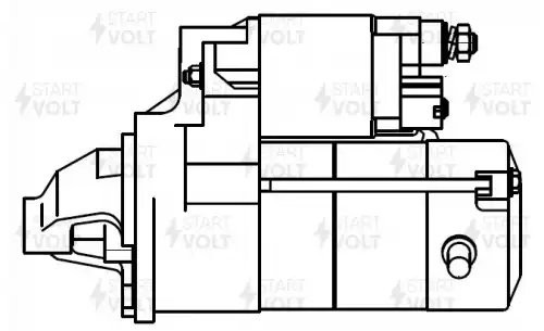 Стартер для а/м Toyota Vitz (99-) 1.0i/1.3i 1кВт LST 1917 START VOLT