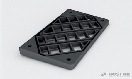 Подножка КАМАЗ-Евро нижняя (ROSTAR) 63501-8405017 ROSTAR