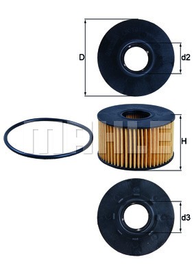 FORD MONDEO III/ JAGUAR X-TYPE OX191D MAHLE KNECHT