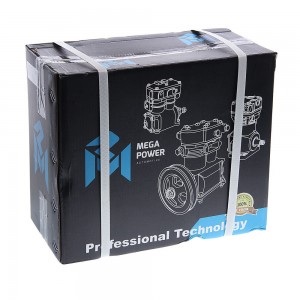 Компрессор КАМАЗ (1 цилиндровый) жид. охлаж. 380л/мин. Н/О (с 2011г.) MEGAPOWER 35027021 MEGA POWER