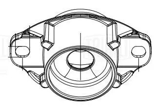 Опора амортизатора Citroen C4 (09-)/Peugeot 307 (00-) (задн.) (SA 2057) SA 2057 TRIALLI