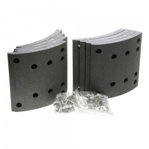 Накладка тормозной колодки МАЗ-5440 MAN MERCEDES задней/передней стандарт (410х1 350-33-043 MEGA POWER