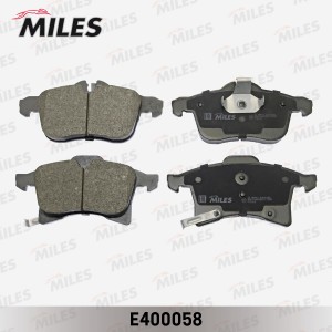 Колодки тормозные передние (без датчика) (Смесь Low-Metallic) OPEL ASTRA G/H/ZAF E400058 MILES