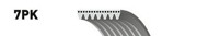 Ремень поликлиновой 7-PK-1043 GATES