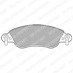 LP1656 колодки дисковые п.\ Citroen C5 1.8i 16V 00> LP1656 DELPHI