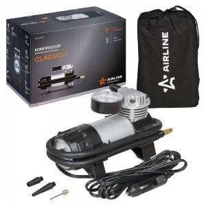 УД Компрессор 12В автомоб (30 л/мин, 7 АТМ)  AIRLINE CLASSIC-1 в сумке CA-030-01 AIRLINE
