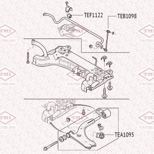 FORD FIESTA/FUSION/MAZDA 2 TEA1095 TATSUMI