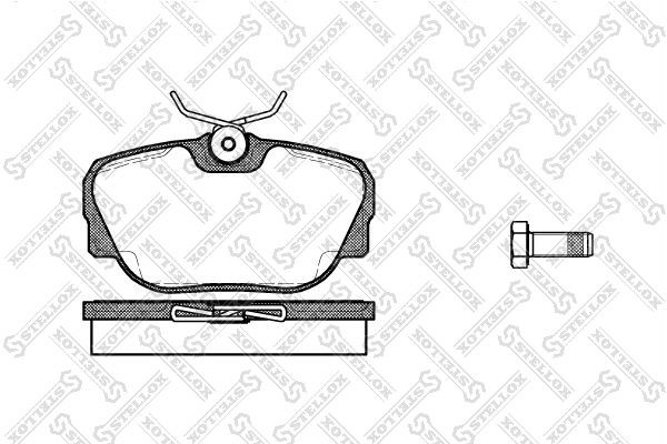 296 00=FDB660 !колодки дисковые п.\ BMW E30 1.6i-2.5i/2.4D/TD 83-94 307-000-SX STELLOX
