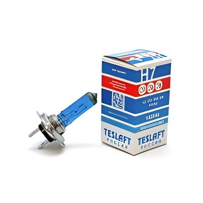 Лампа 12V H7 100W PX26d 1500лм Super White TESLAFT (Россия) 142844 TESLAFT