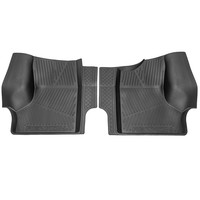 коврик салонный! резиновый, черный, передний ряд сидений, борт 4см\ Газель Бизне 1040005600 REZKON