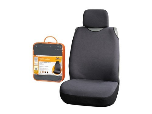 Чехлы-майки универсальные велюр серый "AIRLINE" Сио (передний) (1 шт.) ASC-SS-11 AIRLINE