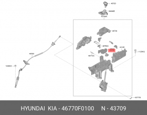 Датчик температуры масла HYUNDAI Solaris (-17) АКПП OE 46770F0100 HYUNDAI KIA