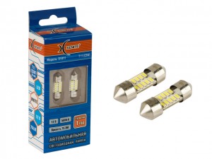 Лампа светодиодная 12V C5W SV8.5-8 28мм блистер (2шт.) XENITE 1009612 XENITE
