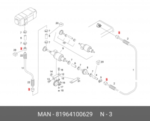 Защитный колпачок NW 8,5 81964100629 MAN