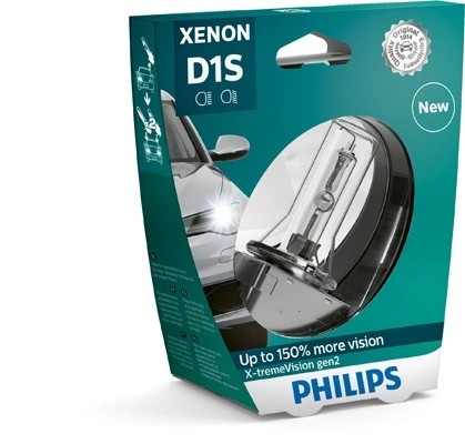 Лампа ксеноновая D1S 35W +150% PK32d-2 4800K Xenon X-Treme Vision Gen2 PHILIPS 85415XV2S1 PHILIPS