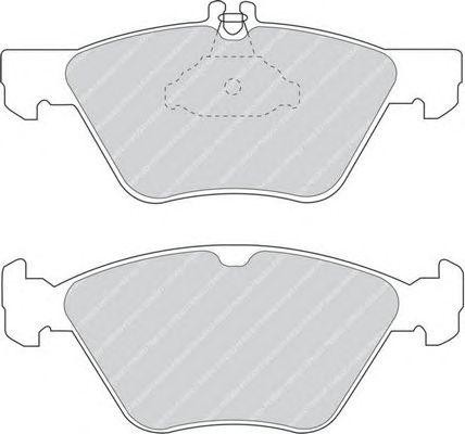 Колодки торм. пер. FDB1050 FERODO