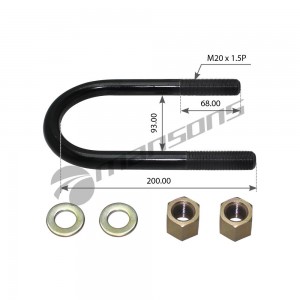 Стремянка RENAULT рессоры (М20/200х93мм) MANSONS 800553 MANSONS