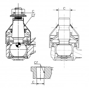 Рычаг подвески с шаровой опорой Land Rover Range Rover III 65078 65078 SIDEM