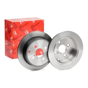 Диск тормозной TOYOTA Corolla (00-07) задний (1шт.) TRW DF4379 TRW