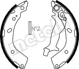колодки барабанные!\ Hyundai Getz 1.1-1.6/1.5CRDi 02> 53-0178 METELLI