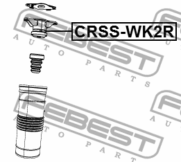 Опора амортизатора задняя JEEP GRAND CHEROKEE IV (WK2) 2010- CRSS-WK2R CRSS-WK2R FEBEST