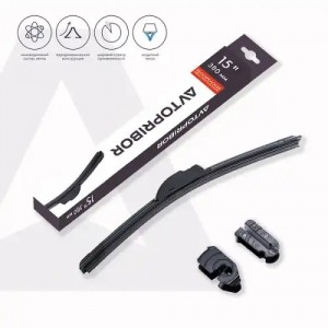 Щетка стеклоочистителя бескаркасная (универсальный адаптер) 380 мм 25.5215900-15 25521590015 AVTOPRIBOR