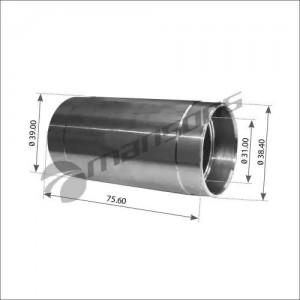 Втулка DAF 95XF рессоры передней MANSONS 200105 MANSONS