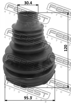 Пыльник ШРУСа внутренний FIAT DUCATO 2006- 2815P-DUCT 2815P-DUCT FEBEST