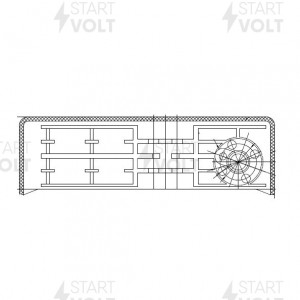 Фильтр топл ГАЗель БИЗНЕС, NEXT дв CUMMINS ЭБН сеточка (прямоуг) /STARTVOLT/ SFF 0303 START VOLT