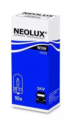 Лампа 24V W3W W2.1х9.5d 22лм Standard NEOLUX N505 NEOLUX