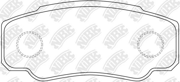 Колодки тормозные PEUGEOT Boxer (94-02) CITROEN Jumper FIAT Ducato (94-) задние  PN0331 NIBK