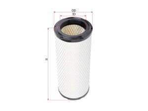 Фильтр воздушный KOMATSU, HITACHI A8505 A8505 SAKURA