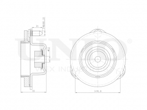 Опора амортизатора передняя RMP-13145 UNIO