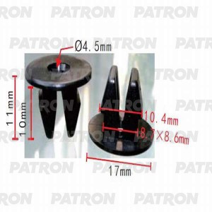 TOYOTA LAND CRUISER 100 98> крепёж локера P370234 PATRON